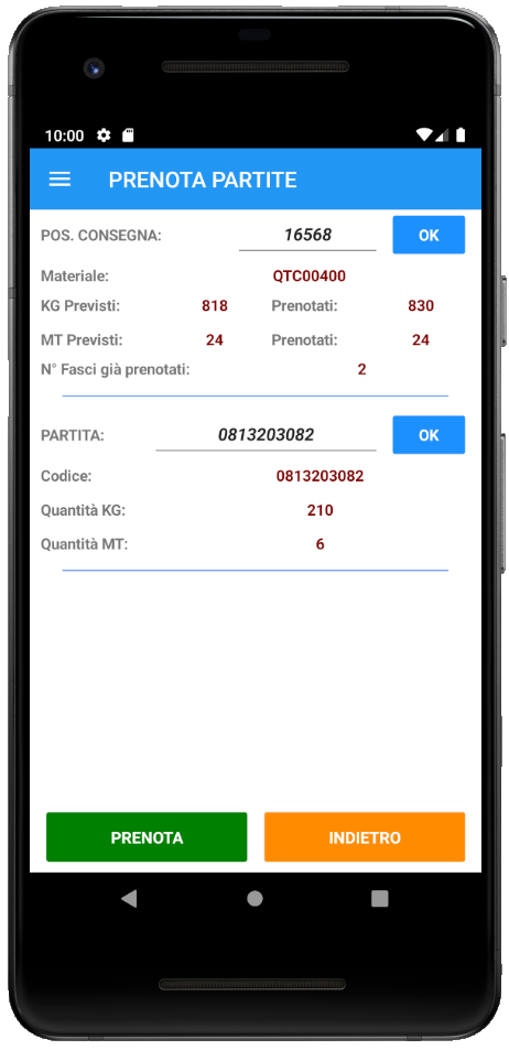 Prenotazione